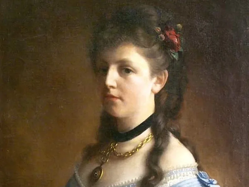 1830-August Klemme - Ritratto di Henriette von Selslick
